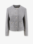 DUNST Women's Classic Tweed Blazer Grey