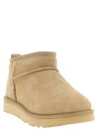 UGG Classic Ultra Mini Beige Ankle Boots Beige
