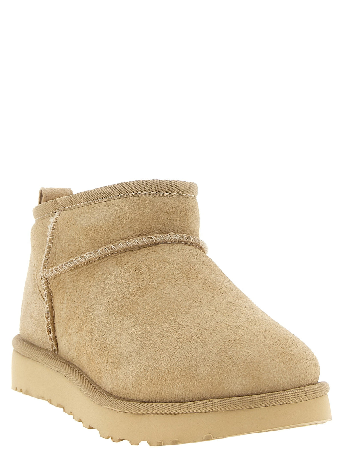 UGG Classic Ultra Mini Beige Ankle Boots Beige
