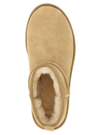 UGG Classic Ultra Mini Beige Ankle Boots Beige