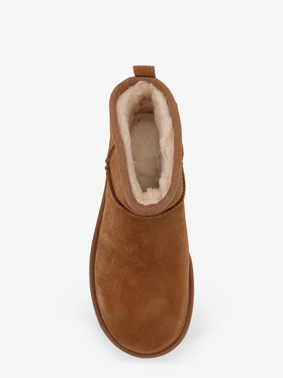 UGG Women's Classic Ultra Mini Platform Suede Ankle Boots Beige