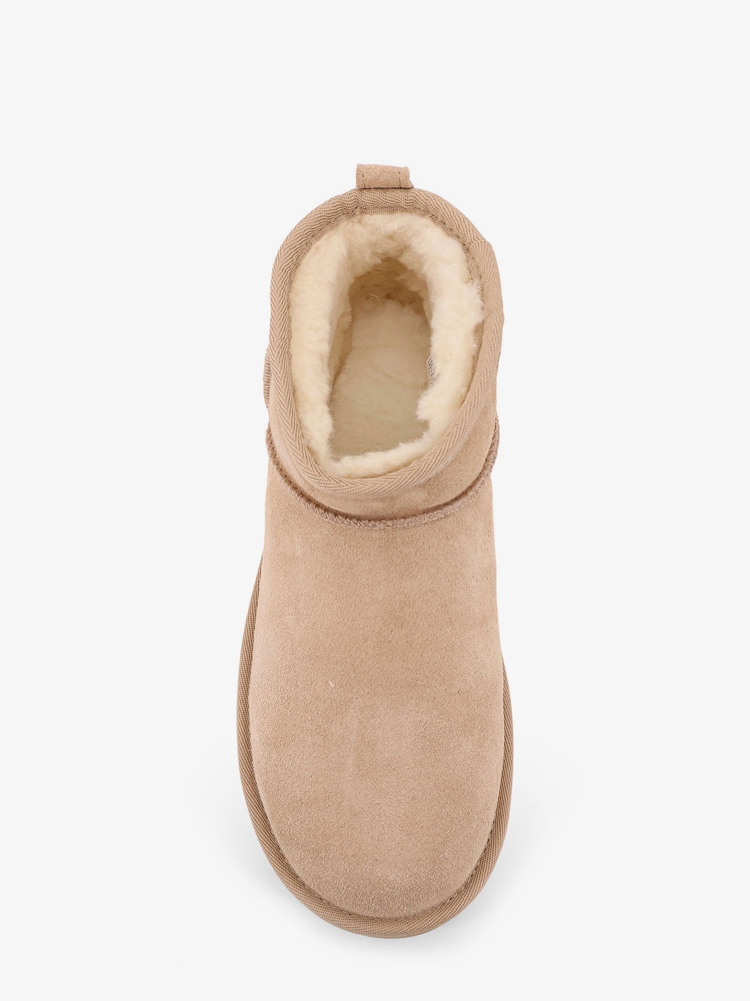 UGG Women's Classic Ultra Mini Platform Suede Ankle Boots Beige UGG