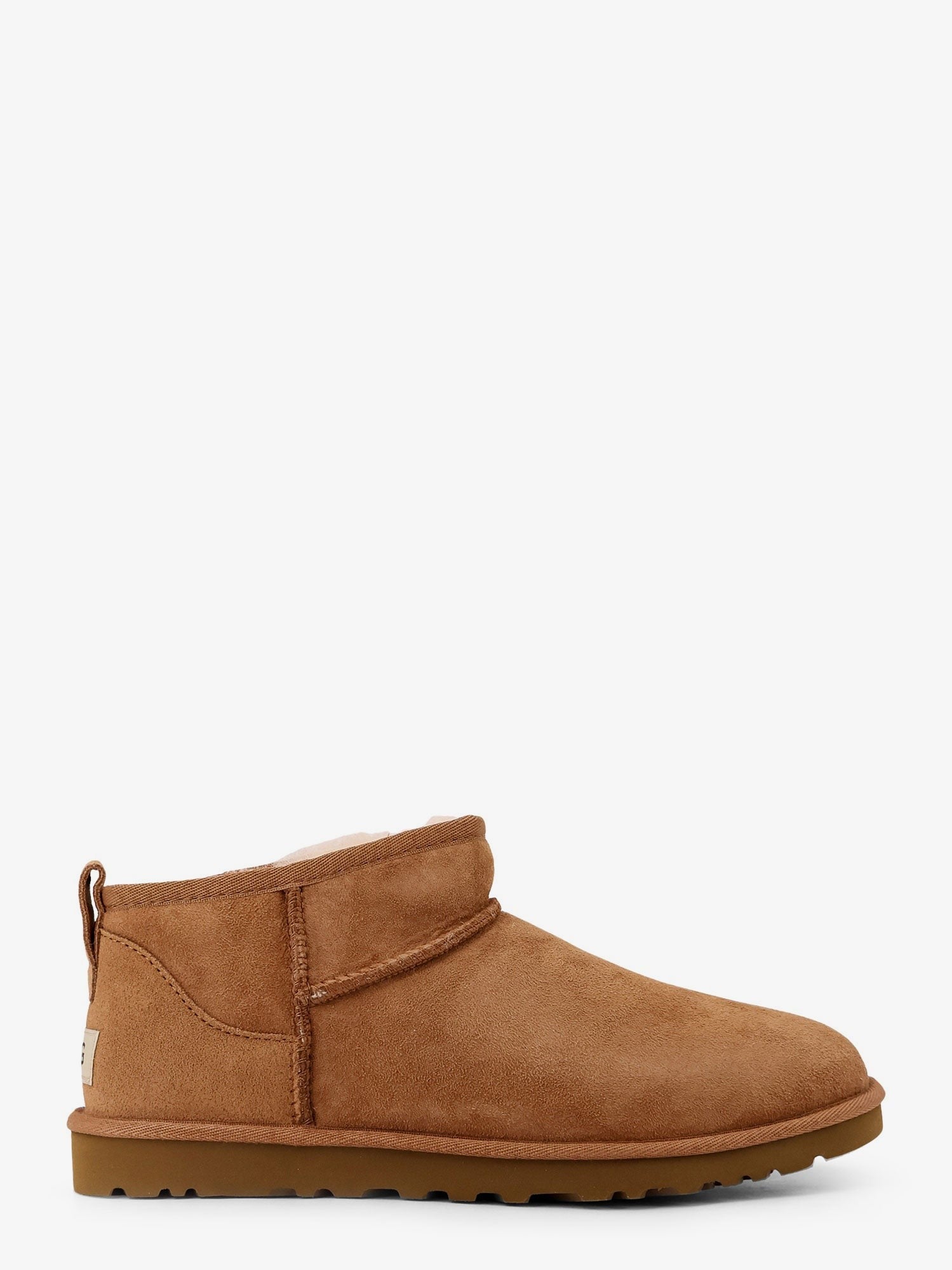 UGG Men's Classic Ultra Mini Suede Ankle Boots Brown