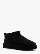 UGG Women's Classic Ultra Mini Suede Ankle Boots Black
