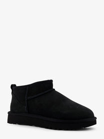 UGG Women's Classic Ultra Mini Suede Ankle Boots Black
