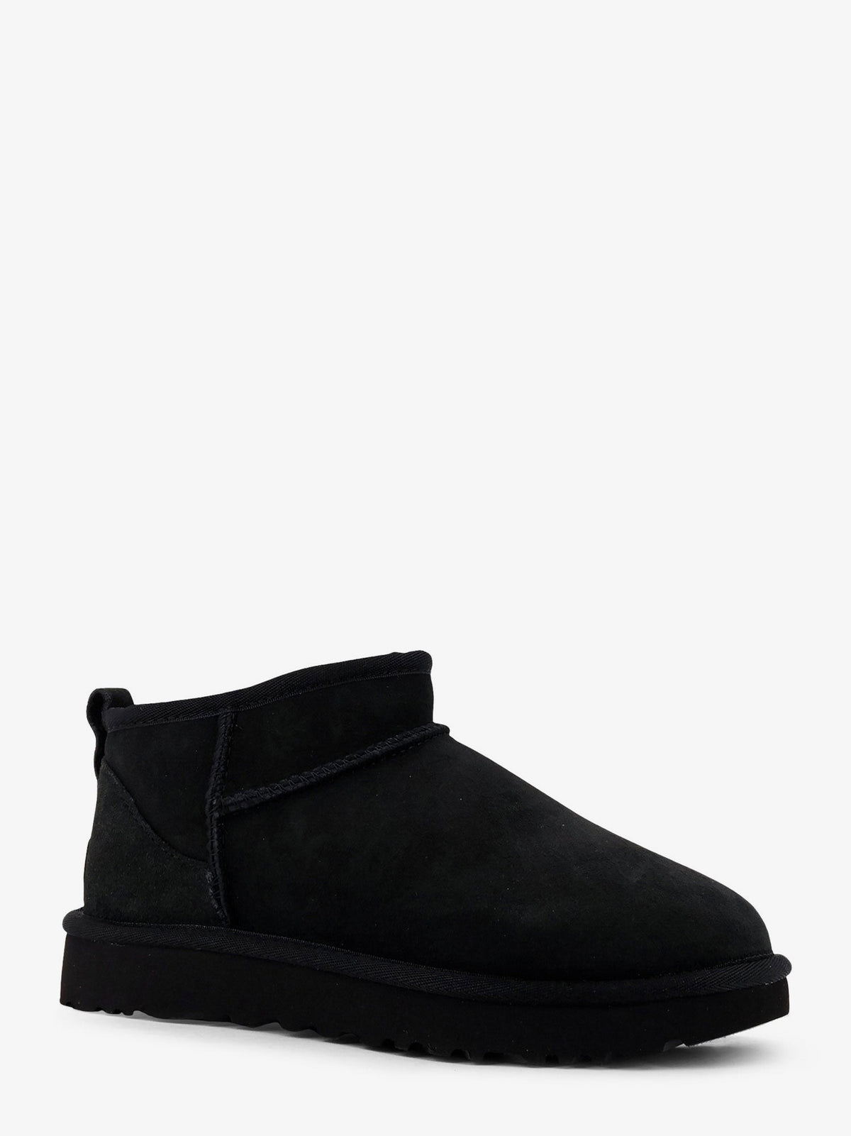 UGG Women's Classic Ultra Mini Suede Ankle Boots Black