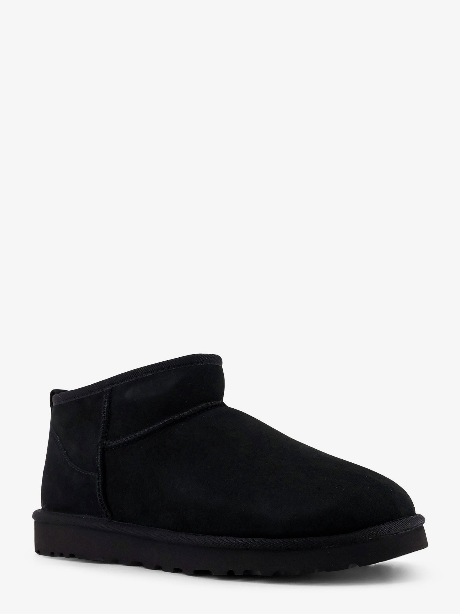UGG Men's Classic Ultra Mini Suede Ankle Boots Black