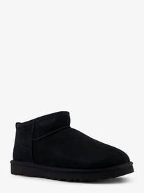 UGG Men's Classic Ultra Mini Suede Ankle Boots Black