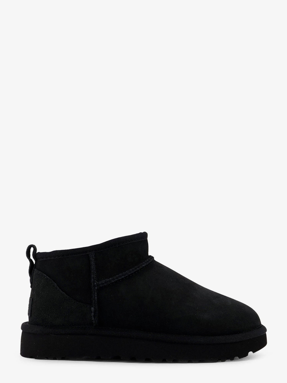 UGG Women's Classic Ultra Mini Suede Ankle Boots Black