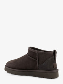 UGG Women's Classic Ultra Mini Suede Ankle Boots Grey