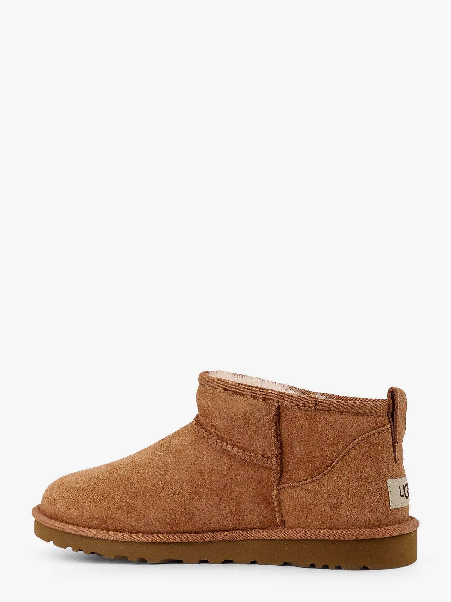 UGG Men's Classic Ultra Mini Suede Ankle Boots Brown