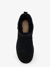 UGG Men's Classic Ultra Mini Suede Ankle Boots Black
