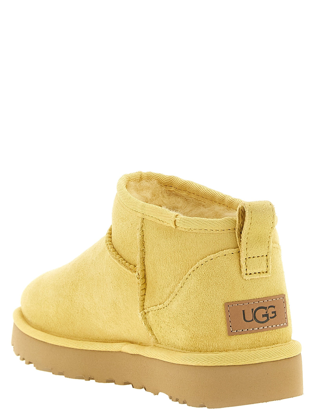 UGG Classic Ultra Mini Yellow Ankle Boots Yellow