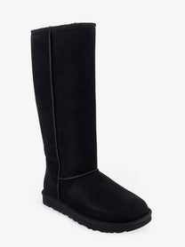 UGG Women's Classic Ultra Tall Suede Boots Black, view 2