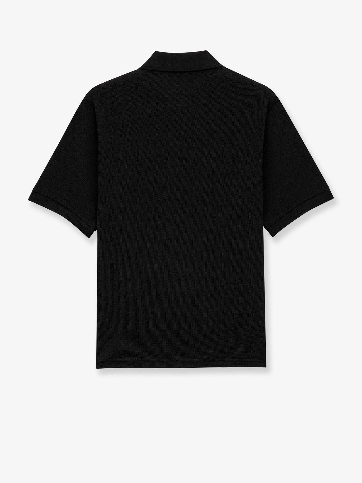 Saint Laurent Men's Classic Wool Polo Shirt Black