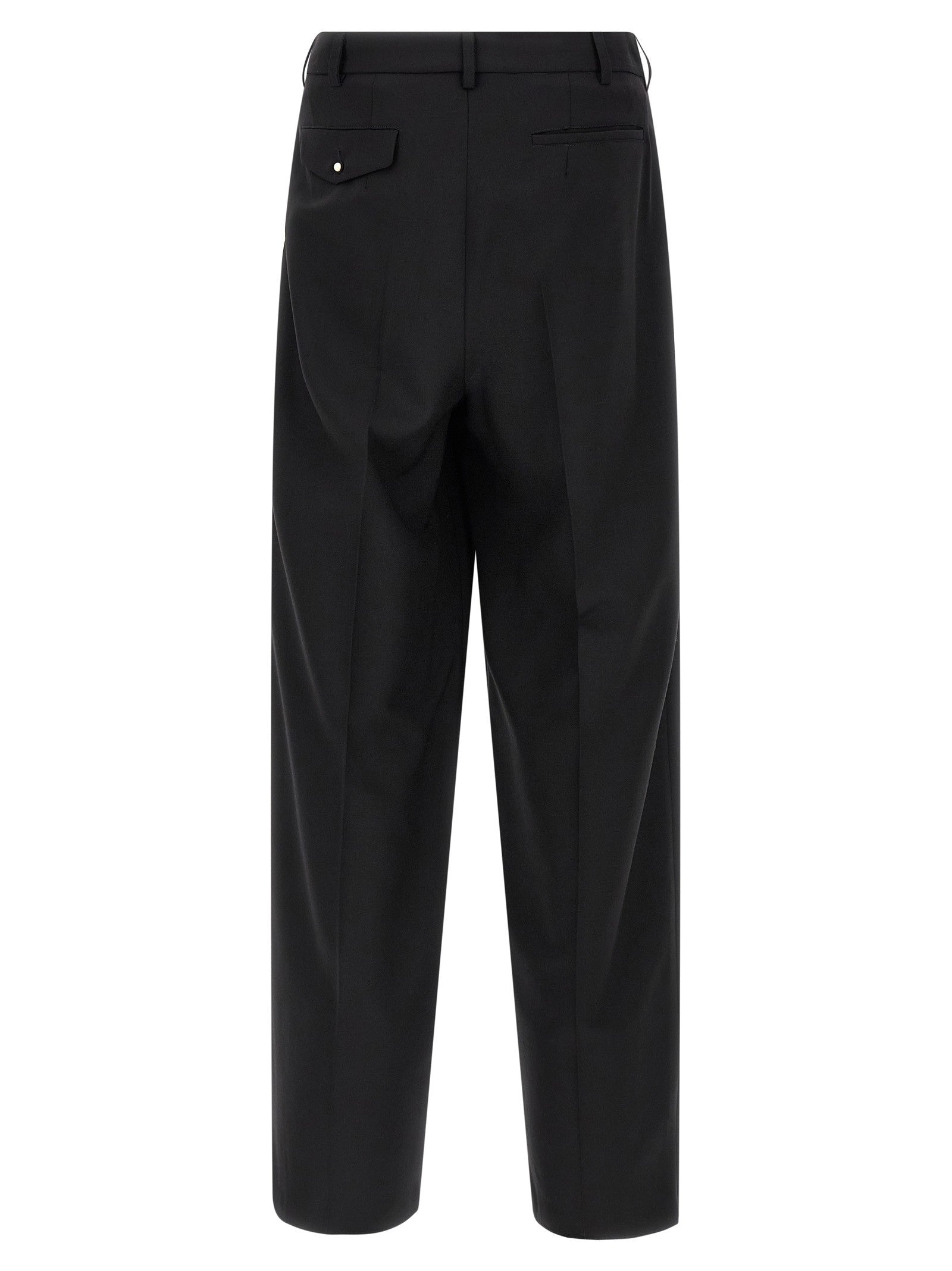 Magliano Classic Zip Double Pince Pants Black