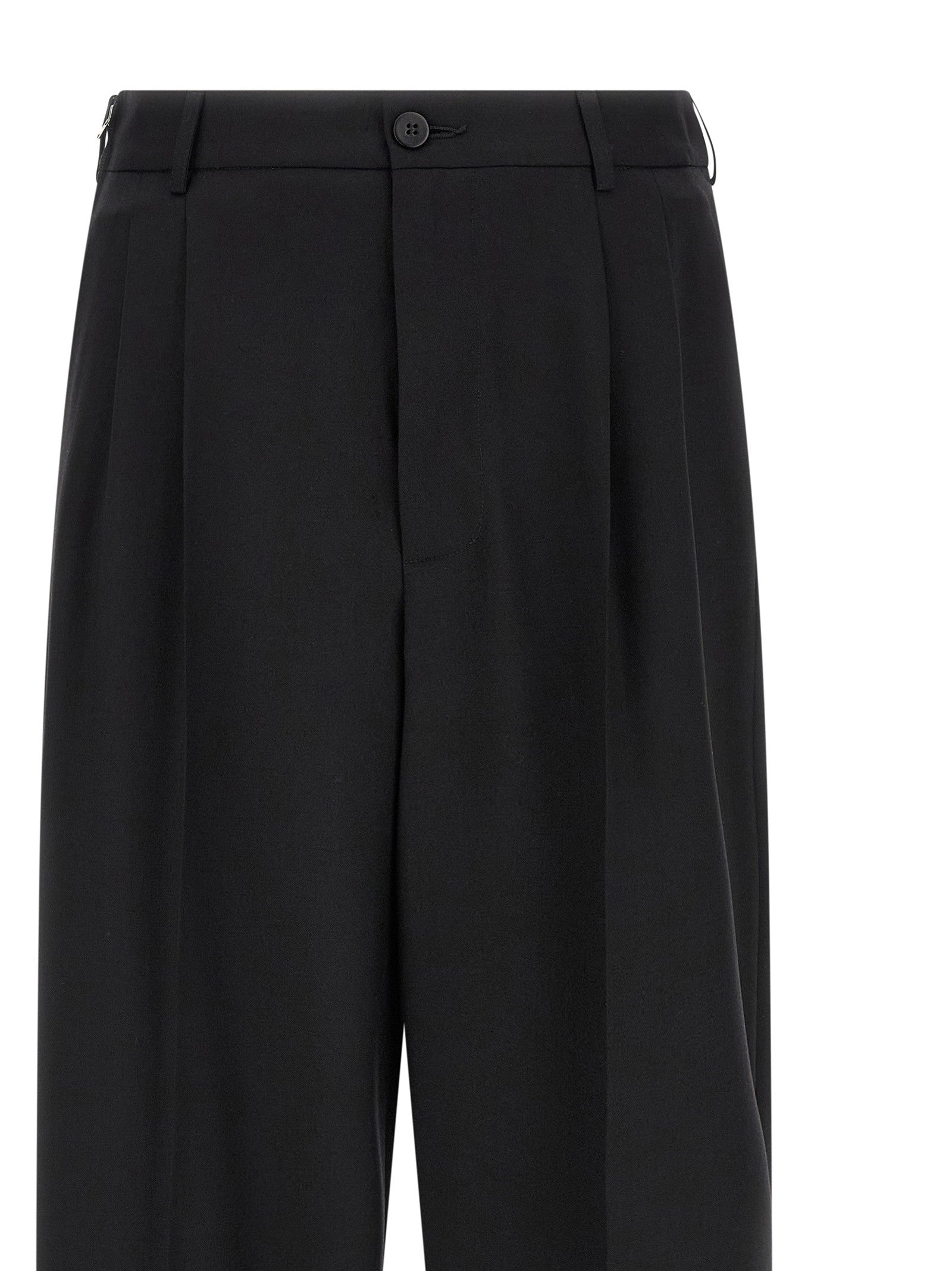Magliano Classic Zip Double Pince Pants Black