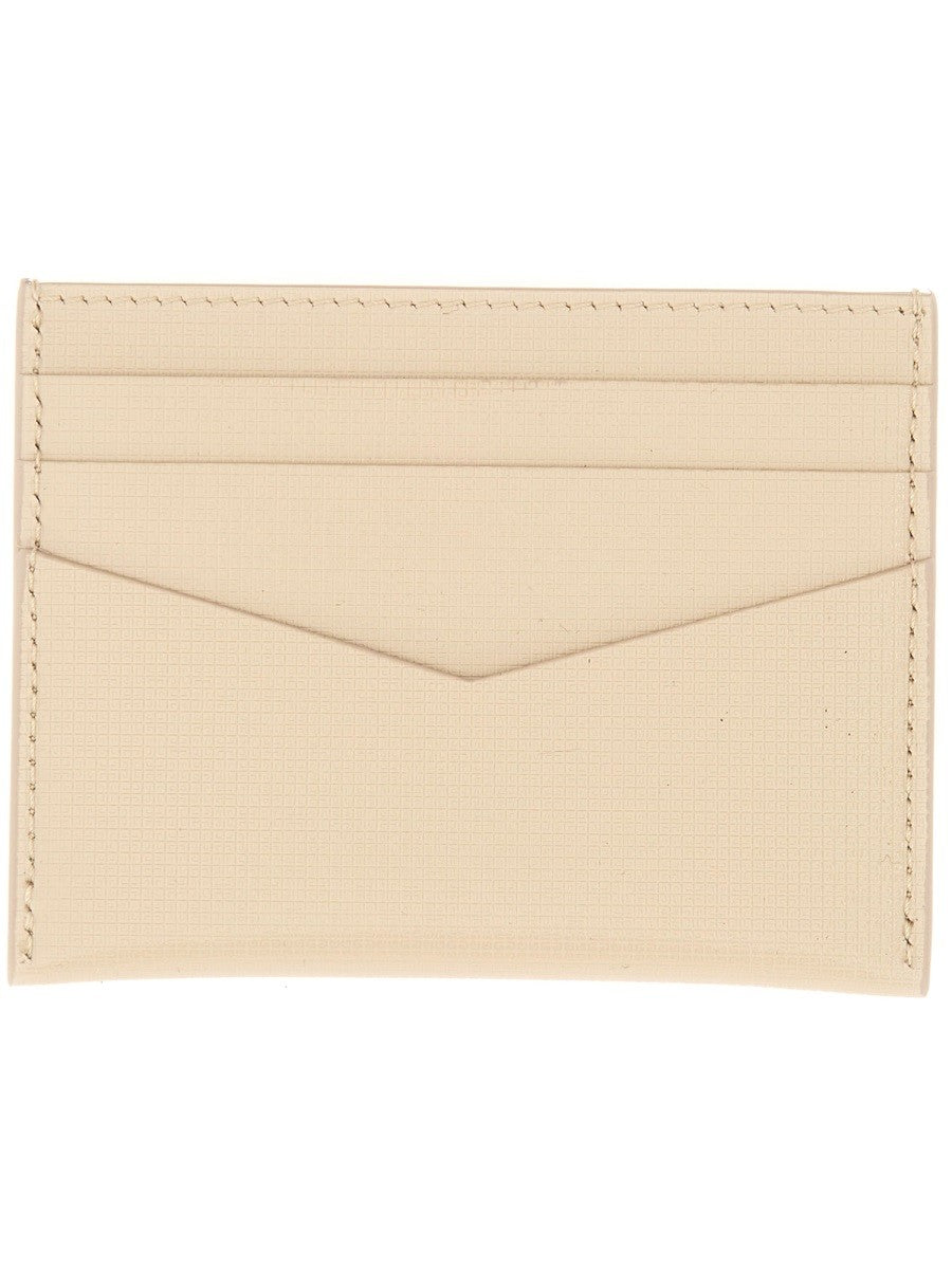 Givenchy Men's Classique 4G Leather Wallet Beige Givenchy