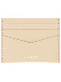 Givenchy Men's Classique 4G Leather Wallet Beige Givenchy