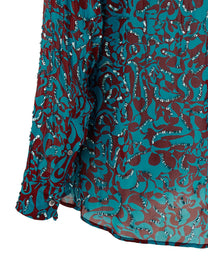 Dries Van Noten Clavelly Shirt Blue