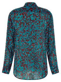 Dries Van Noten Clavelly Shirt Blue