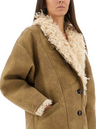 Isabel Marant Étoile Women's Clea Coat Beige, view 4