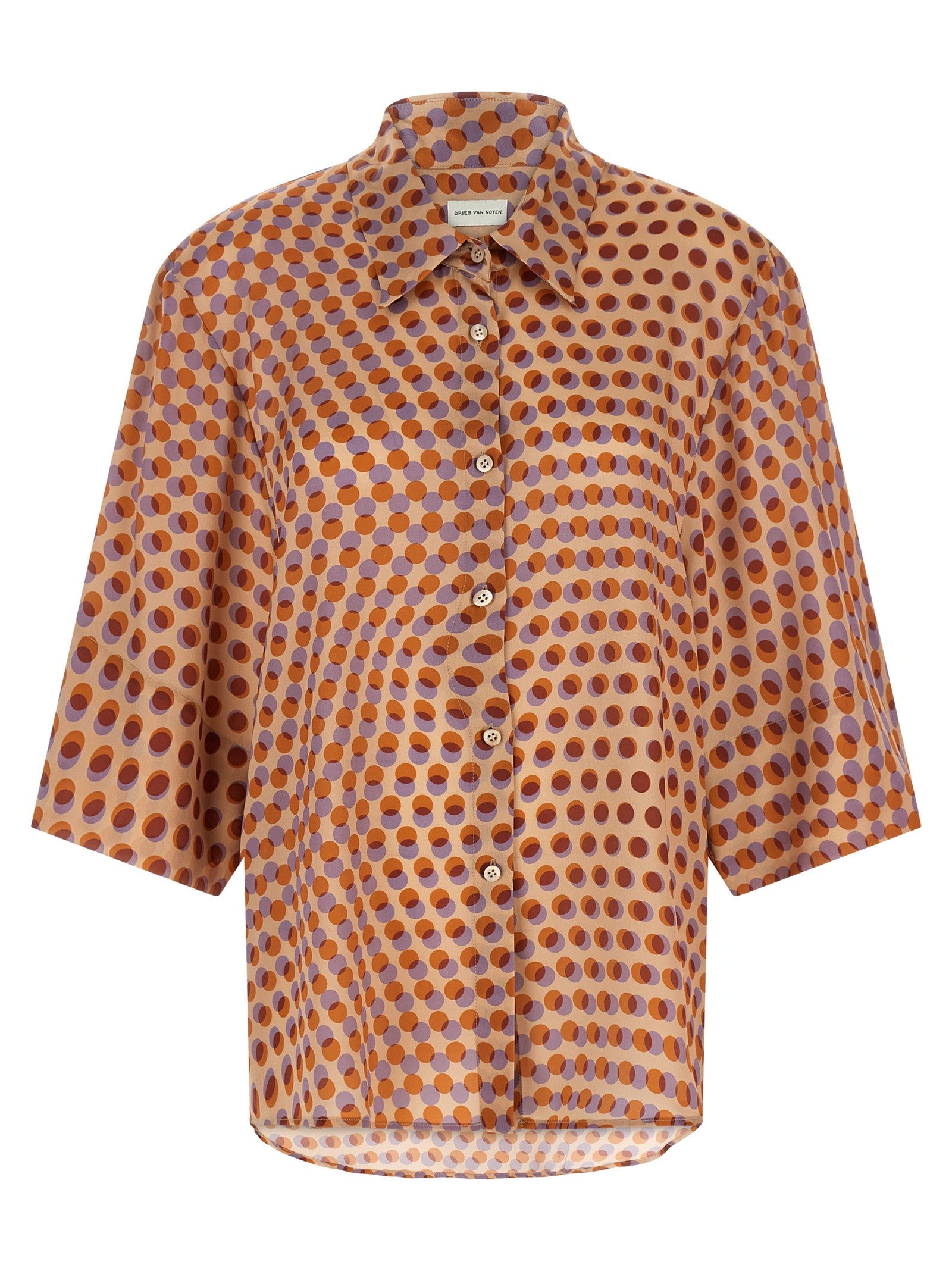 Dries Van Noten Clea Shirt Gold