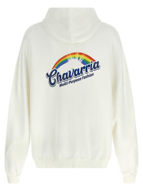 Willy Chavarria Clean &amp; Fresh Willy Hooligan Hoodie White