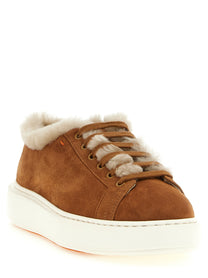 Santoni Cleanmount Sneakers Brown