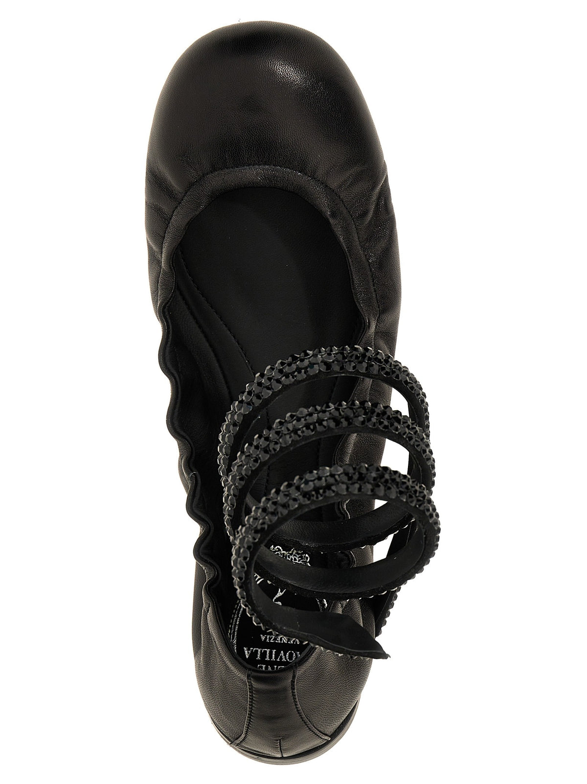 Rene Caovilla Cleo Ballet Flats Black, view 4