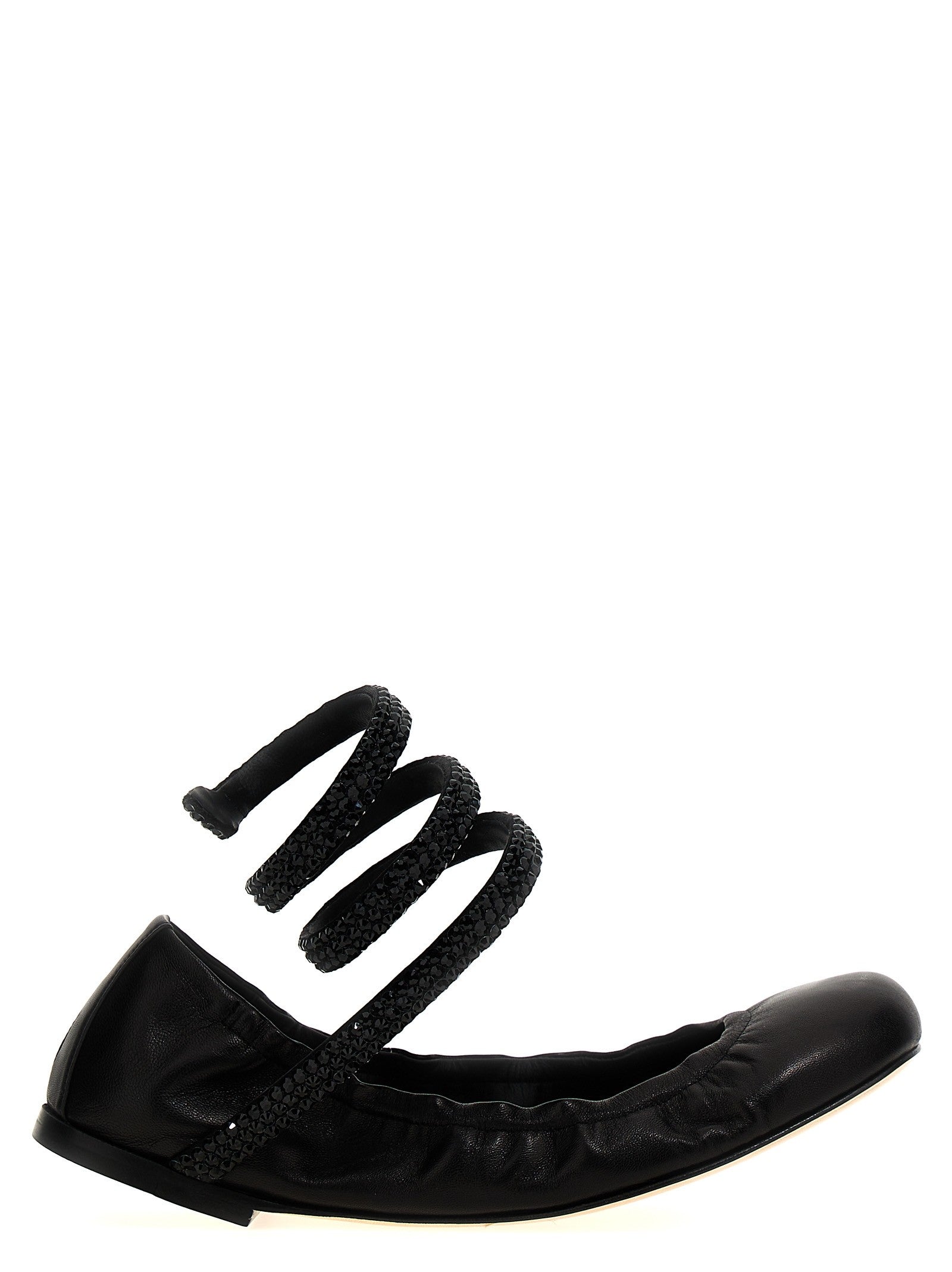 Rene Caovilla Cleo Ballet Flats Black
