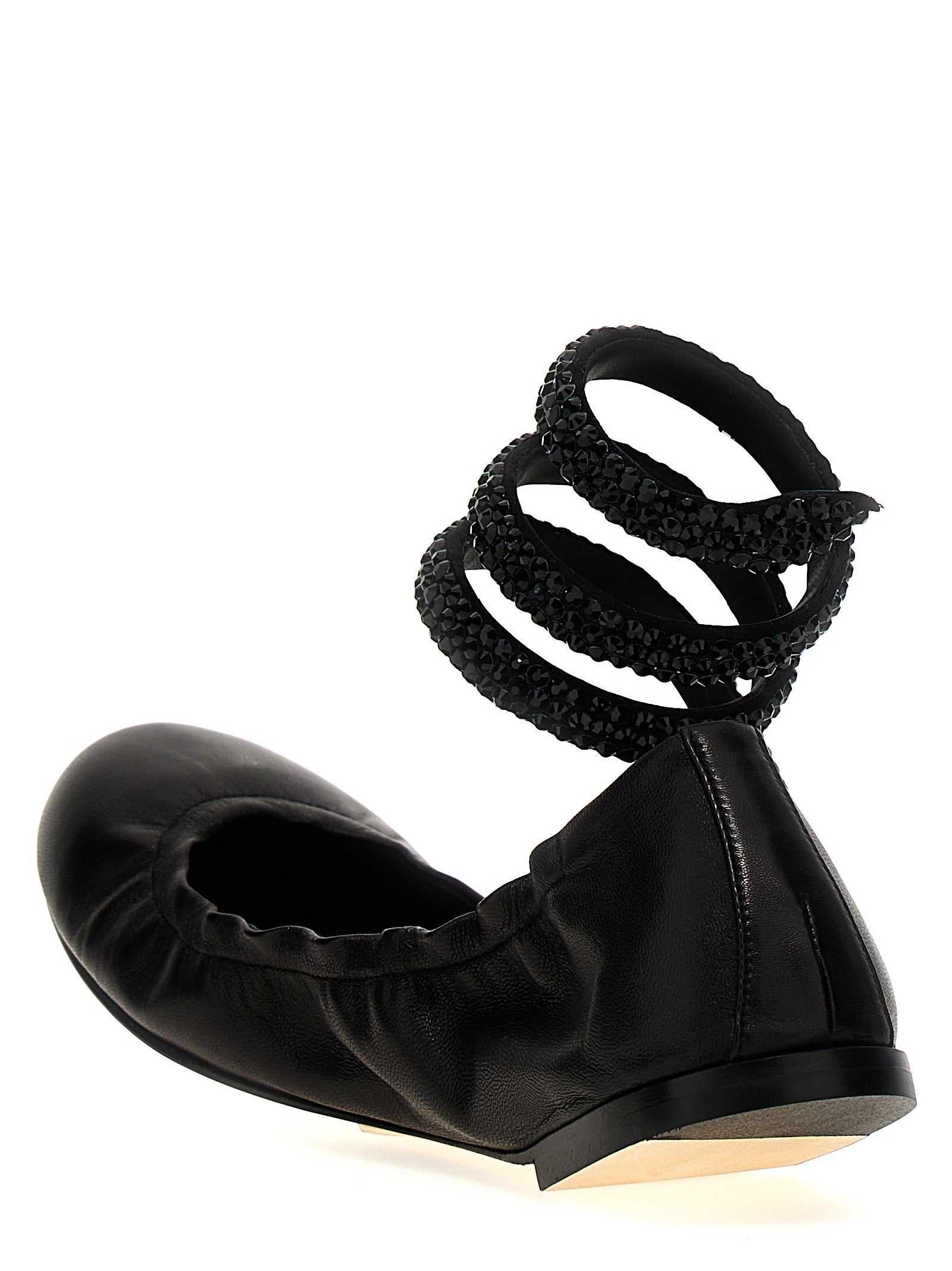 Rene Caovilla Cleo Ballet Flats Black