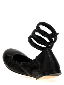 Rene Caovilla Cleo Ballet Flats Black