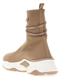 Rene Caovilla Cleo Running Sneakers Beige
