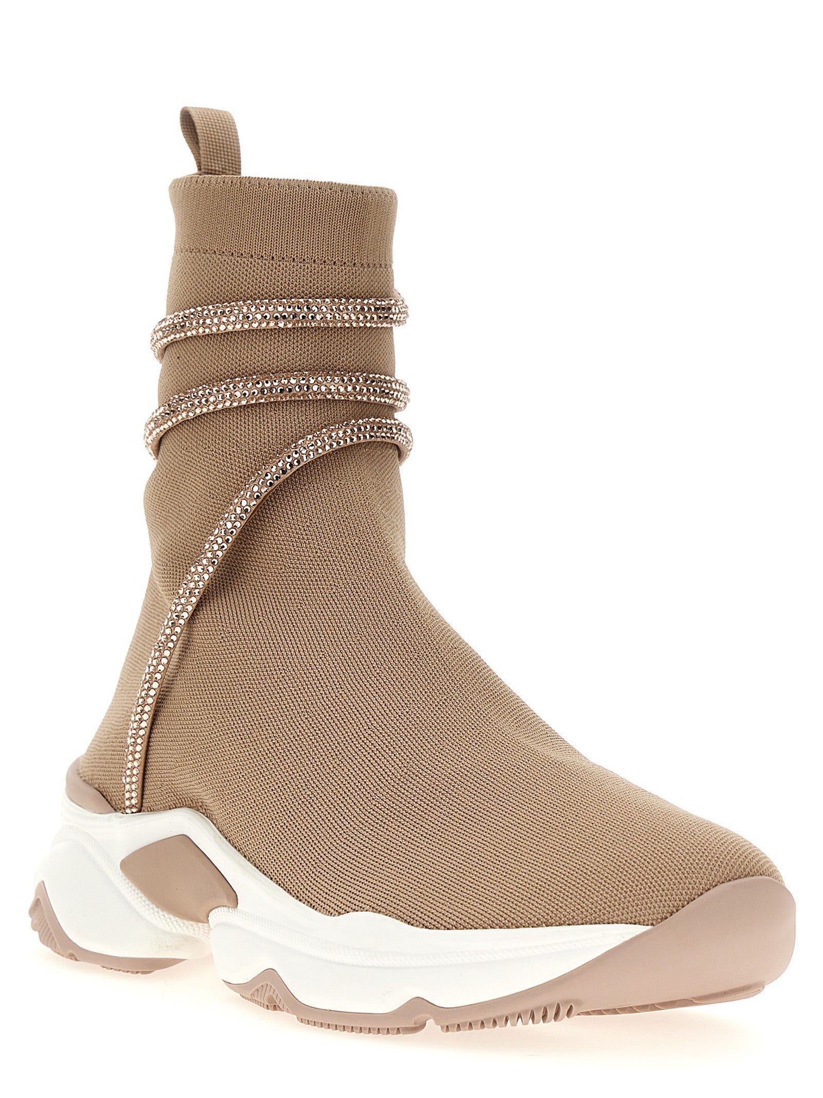 Rene Caovilla Cleo Running Sneakers Beige