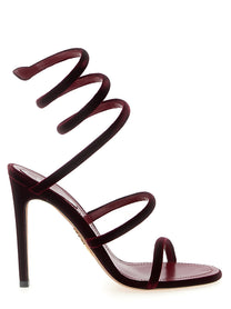 Rene Caovilla Cleo Sandals Red