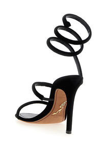 Rene Caovilla Cleo Sandals Black
