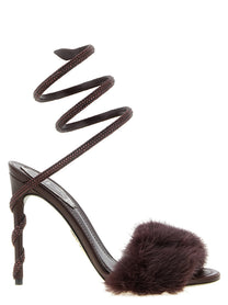 Rene Caovilla Cleo Sandals Red