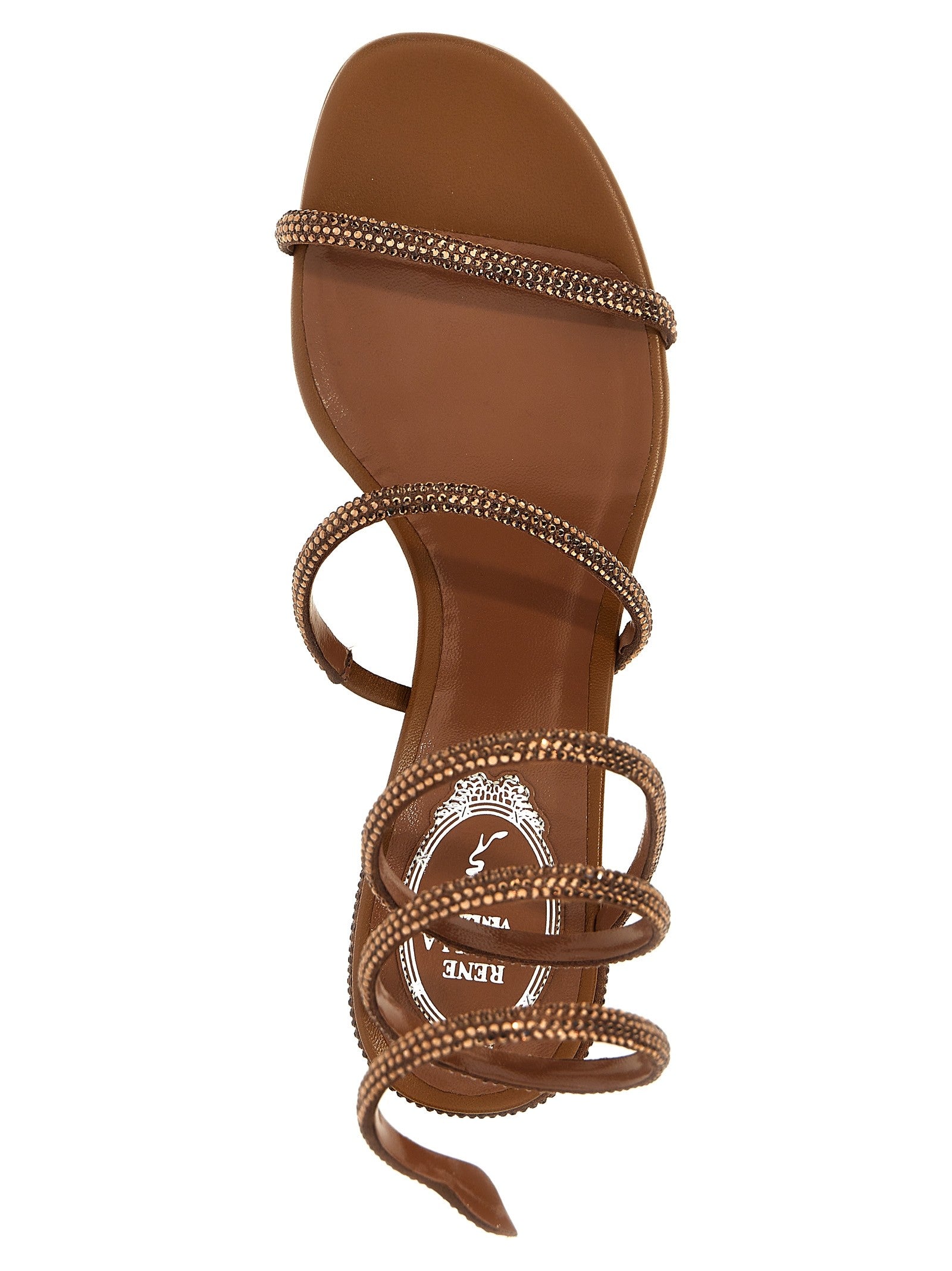 Rene Caovilla Cleo Sandals Brown