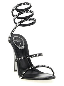 Rene Caovilla Cleo Sandals White