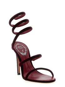 Rene Caovilla Cleo Sandals Red