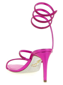 Rene Caovilla Cleo Sandals Pink