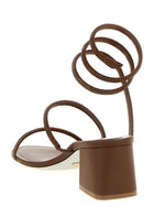 Rene Caovilla Cleo Sandals Brown, view 3