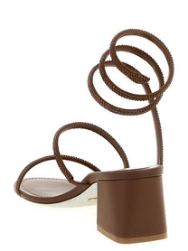 Rene Caovilla Cleo Sandals Brown