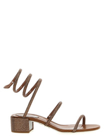 Rene Caovilla Cleo Sandals Brown