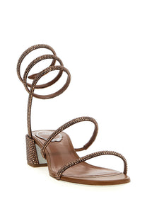 Rene Caovilla Cleo Sandals Brown