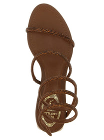 Rene Caovilla Cleo Sandals Brown