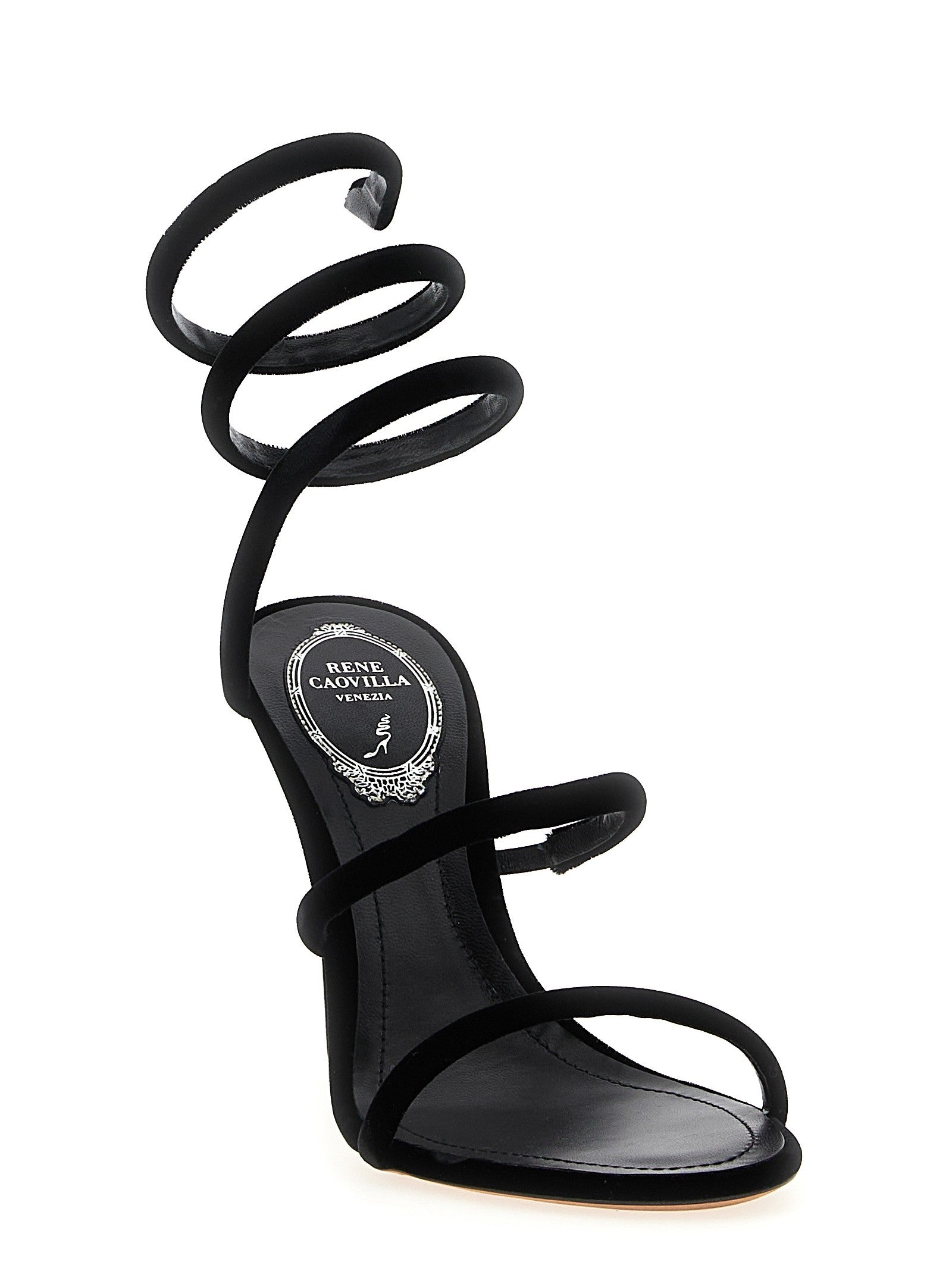 Rene Caovilla Cleo Sandals Black