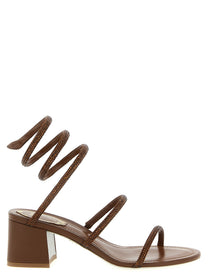 Rene Caovilla Cleo Sandals Brown