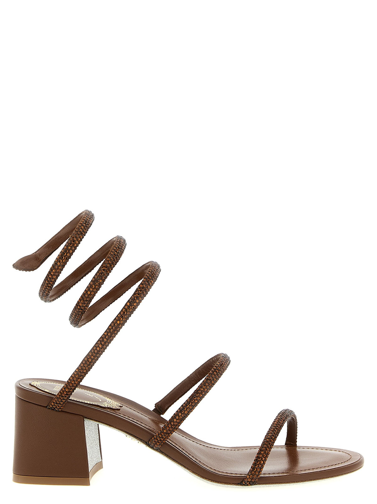 Rene Caovilla Cleo Sandals Brown